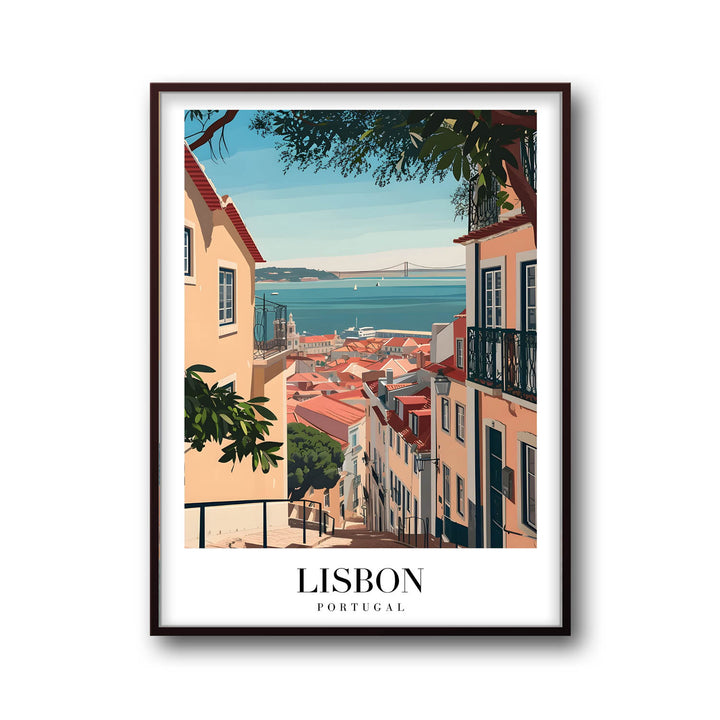 Bay View Lisbon - Cities Paintings