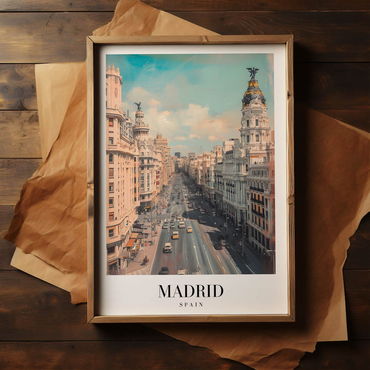 Streets of Madrid  - Cities Paintings