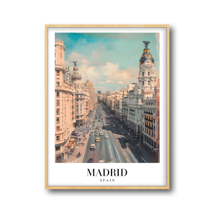 Streets of Madrid  - Cities Paintings