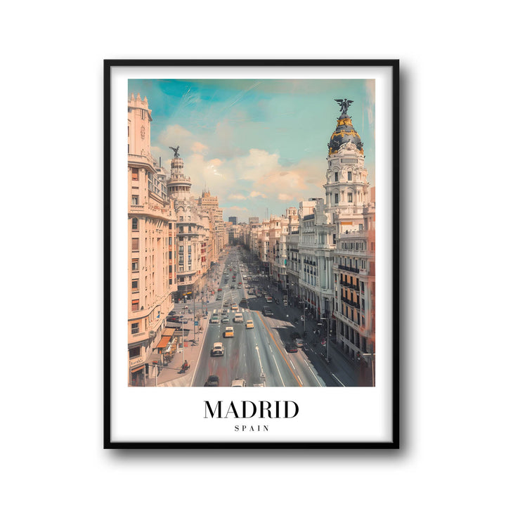 Streets of Madrid  - Cities Paintings