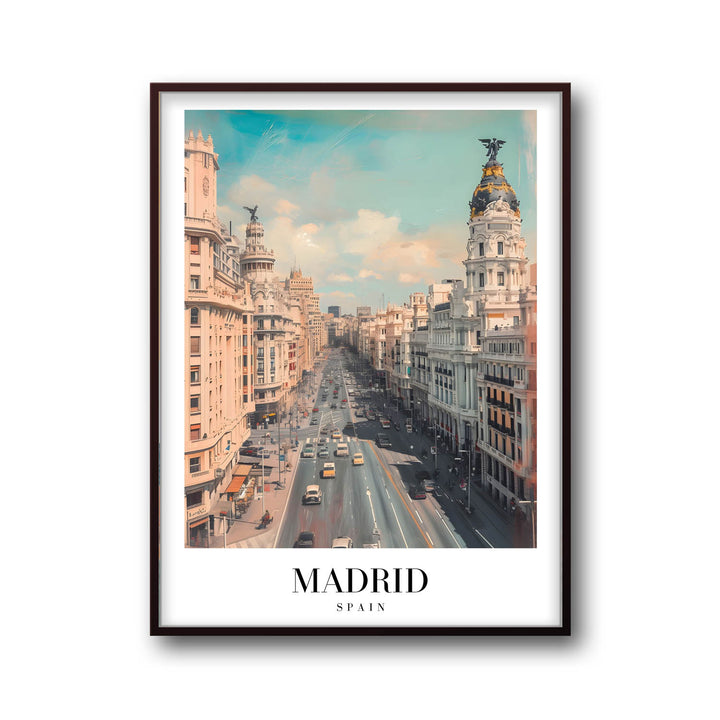 Streets of Madrid  - Cities Paintings