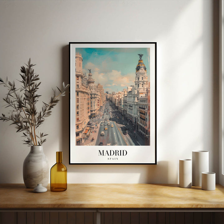 Streets of Madrid  - Cities Paintings