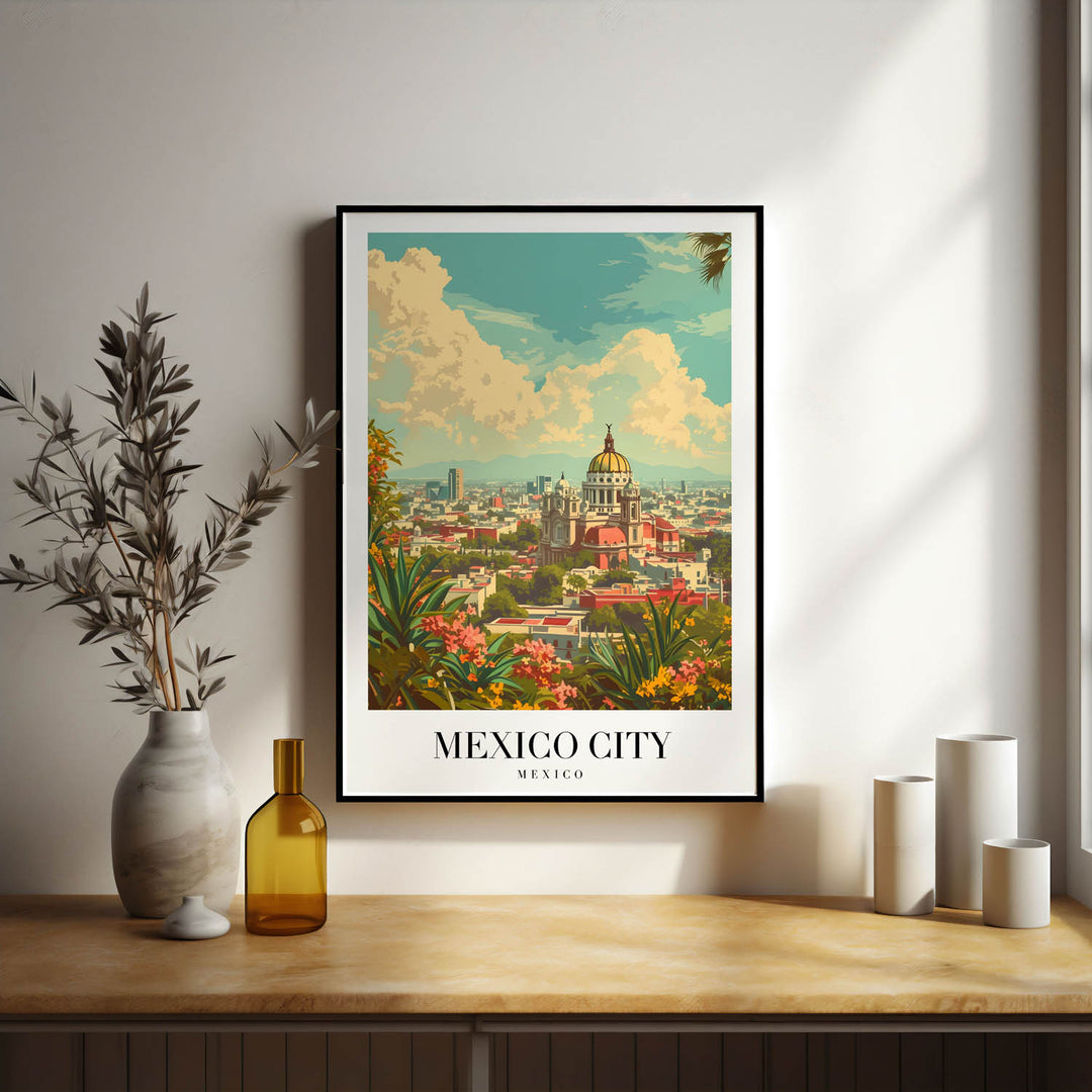 Mexico City - Cities Paintings