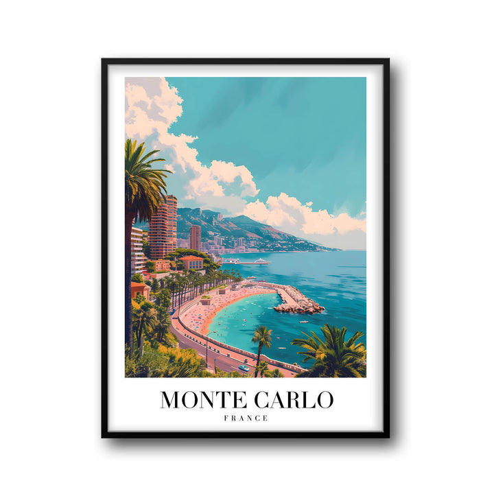 Monte Carlo Bay - Cities Paintings