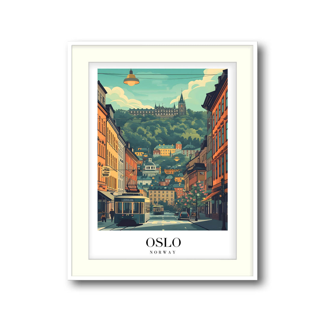 Streets of Oslo - Cities Paintings