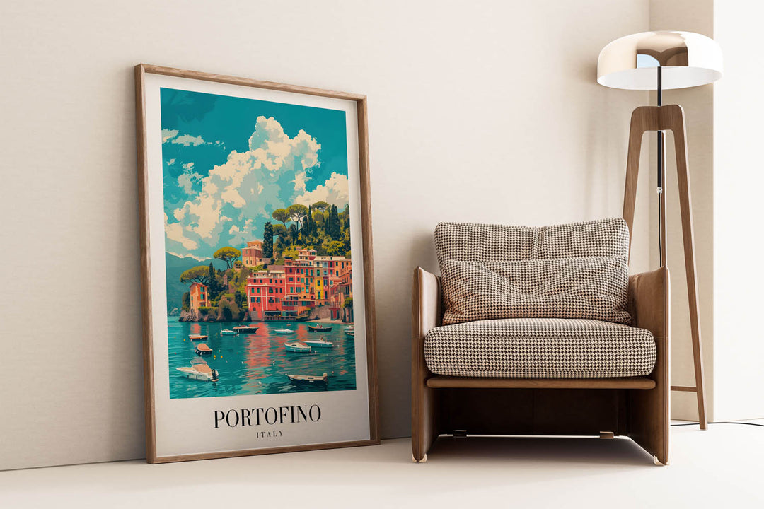 Portofino Beach - Cities Paintings