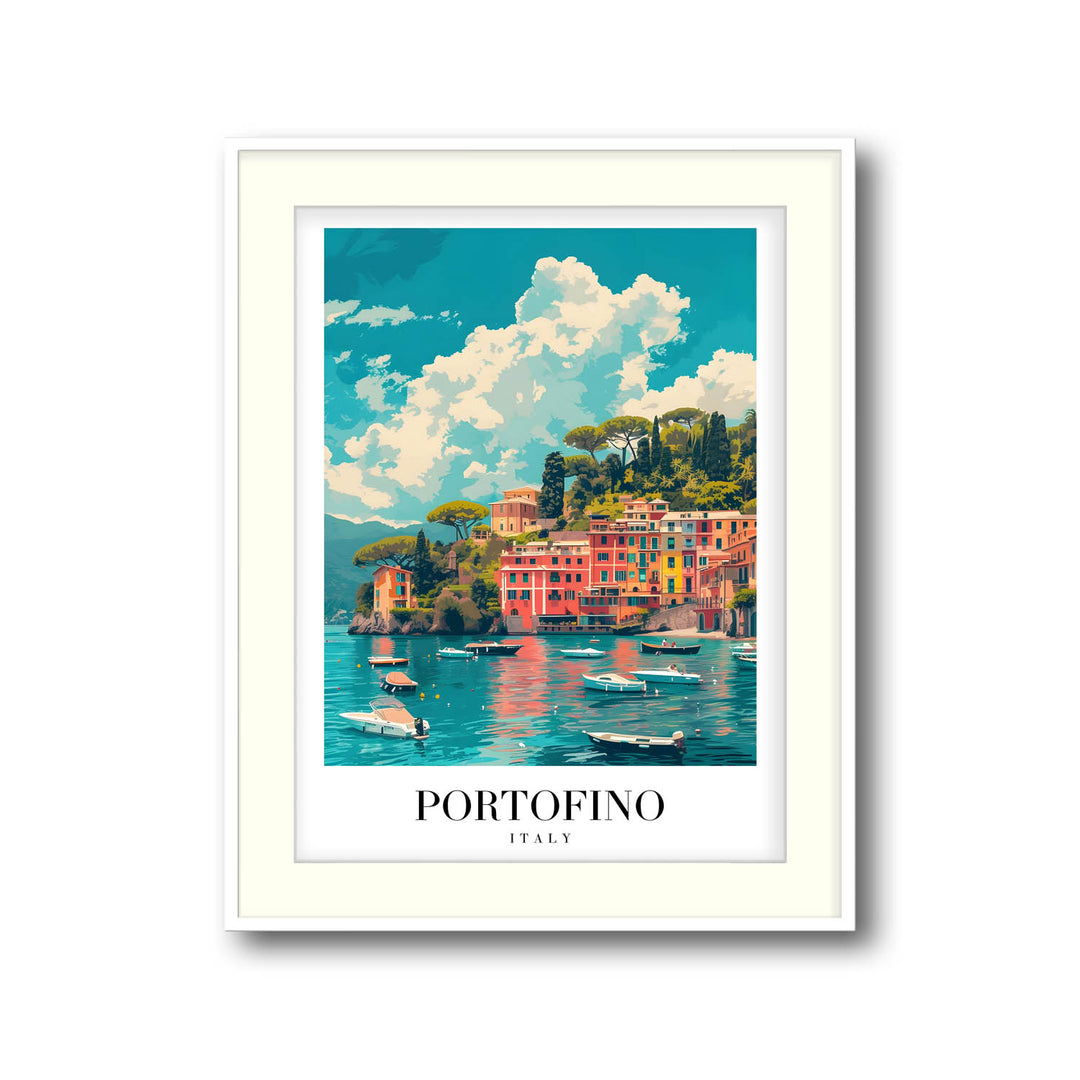 Portofino Beach - Cities Paintings