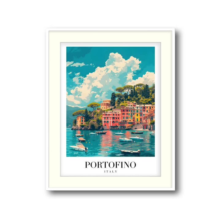 Portofino Beach - Cities Paintings