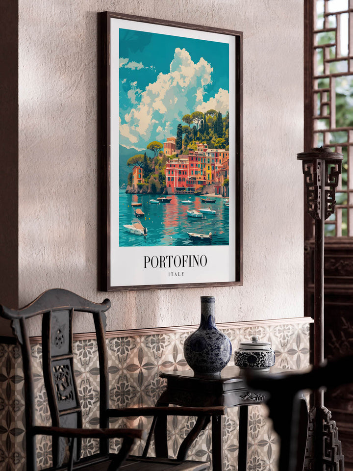 Portofino Beach - Cities Paintings