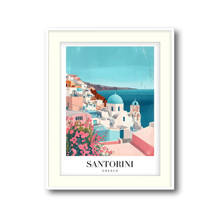 Blues of Santorini | Greece - Cities Paintings