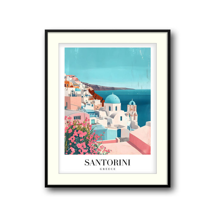 Blues of Santorini | Greece - Cities Paintings