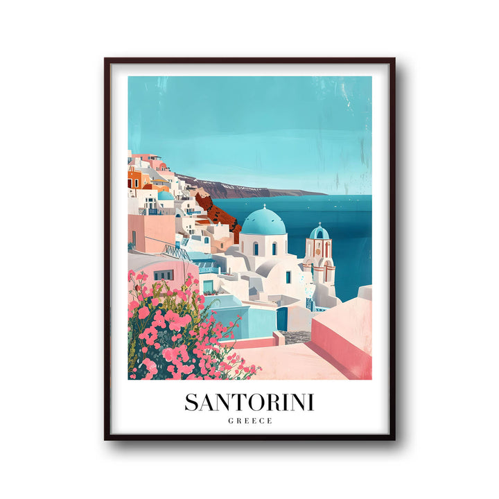 Blues of Santorini | Greece - Cities Paintings