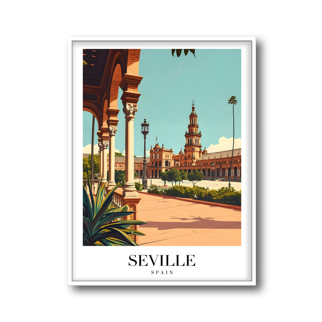 Sunset Seville - Cities Paintings