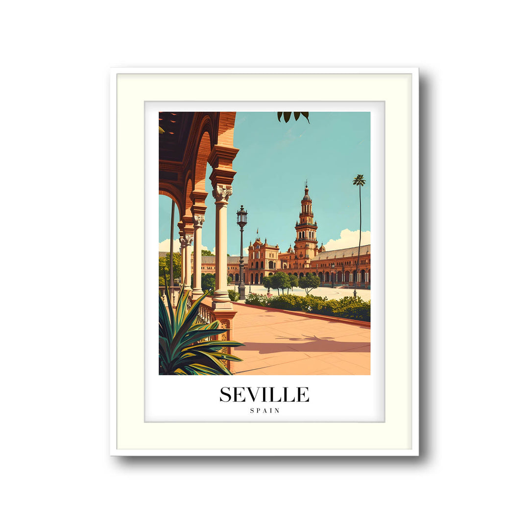 Sunset Seville - Cities Paintings