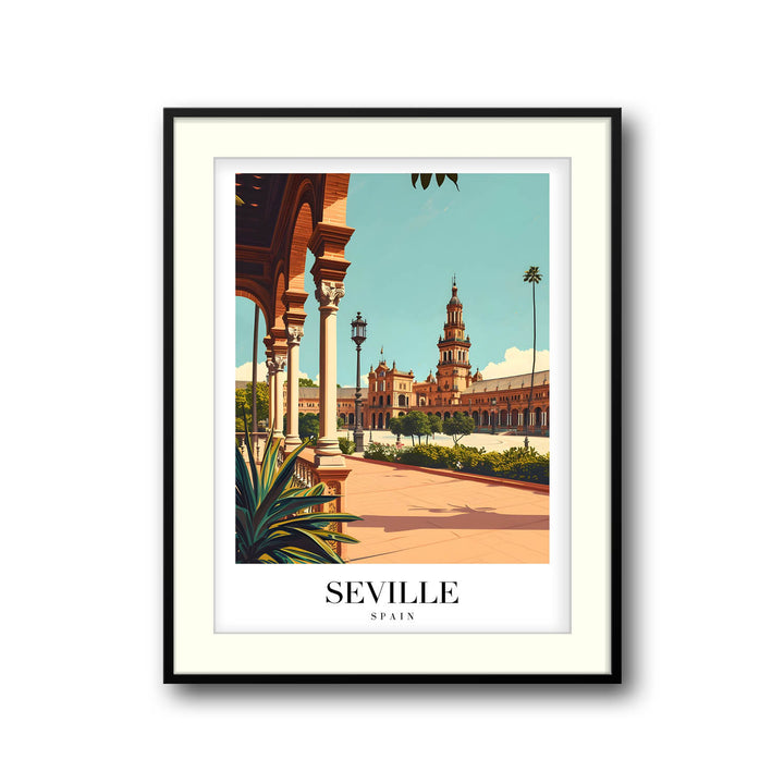 Sunset Seville - Cities Paintings