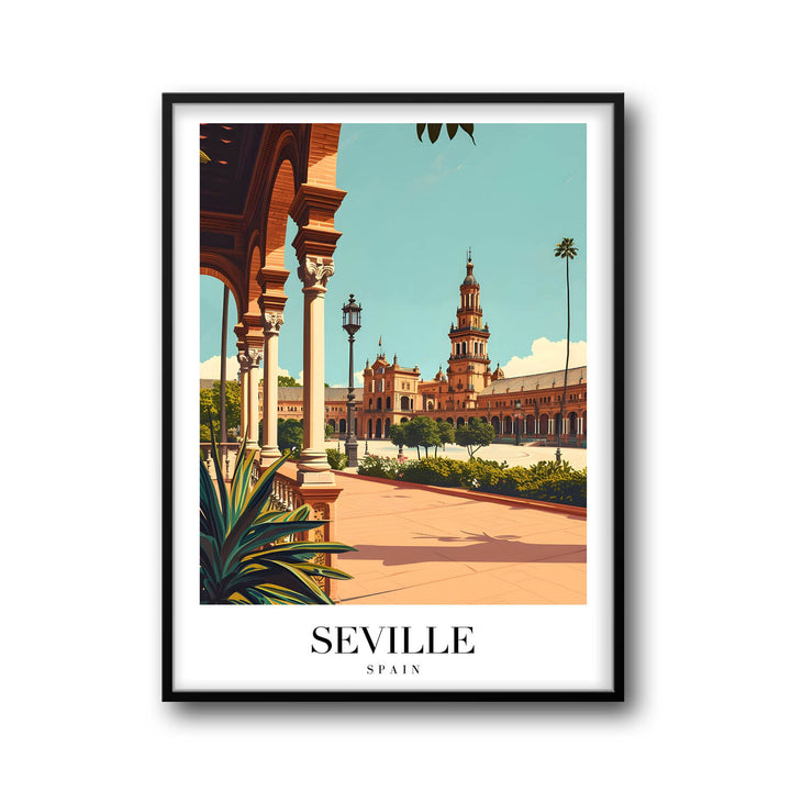 Sunset Seville - Cities Paintings