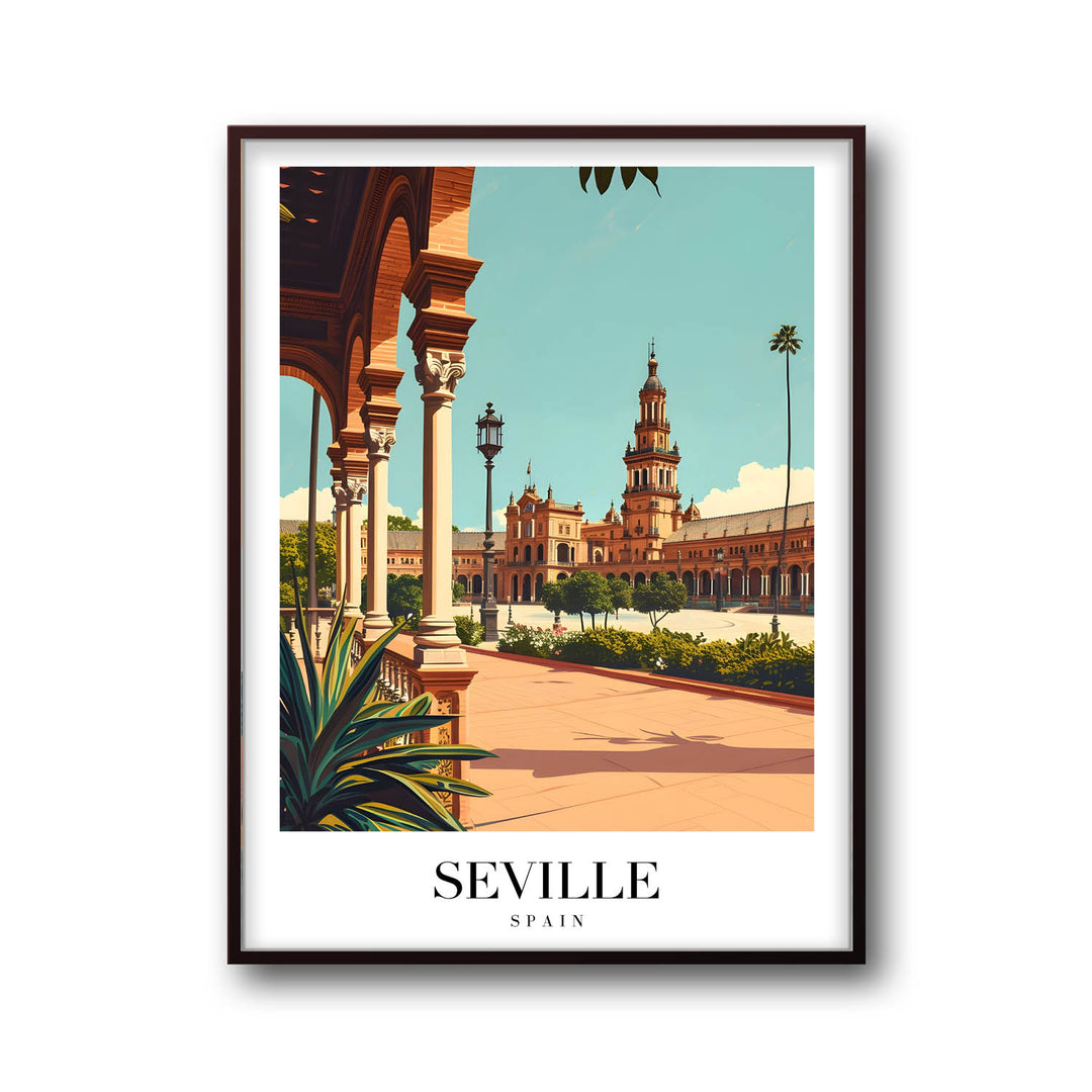 Sunset Seville - Cities Paintings