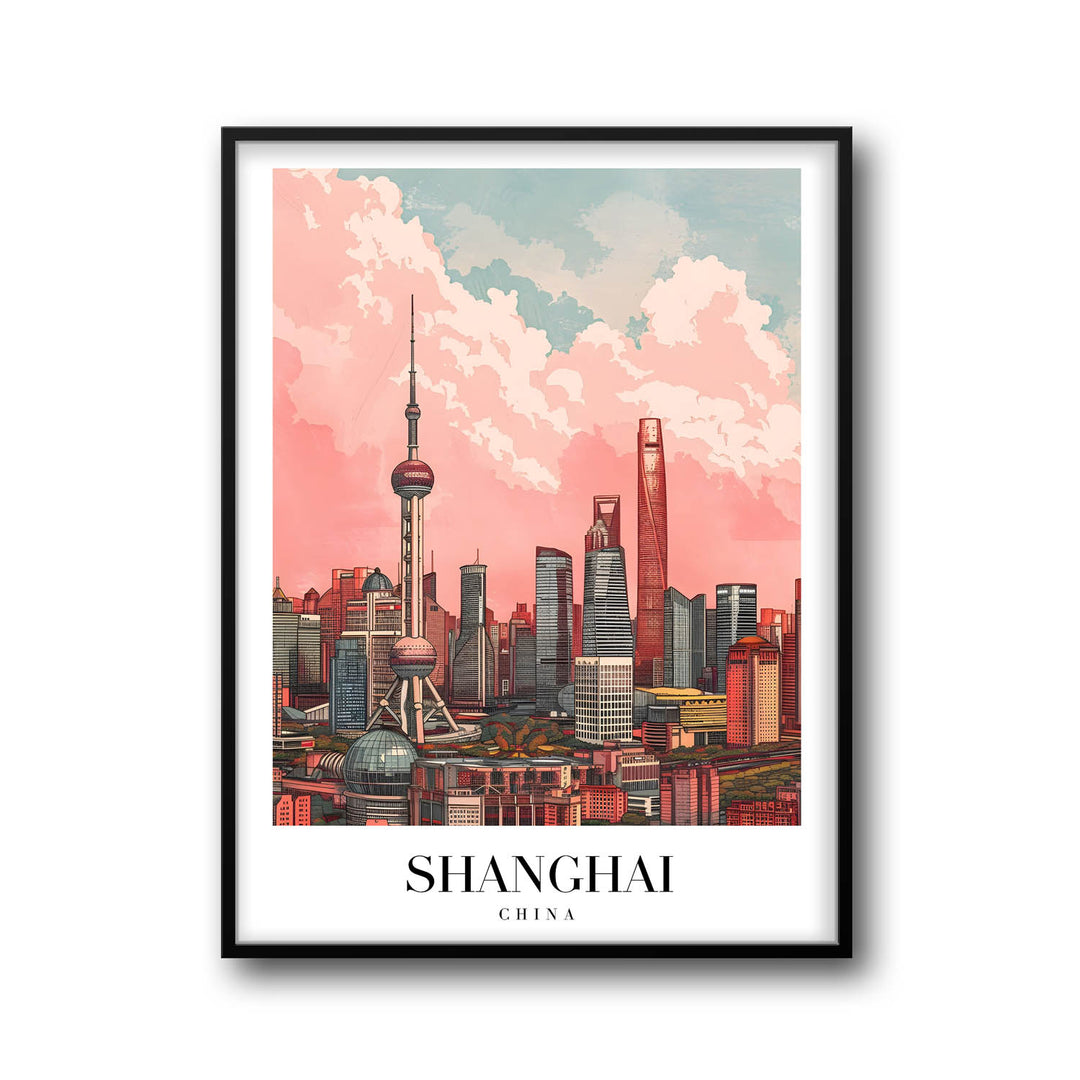 Shanghai Downtown - Cities Paintings