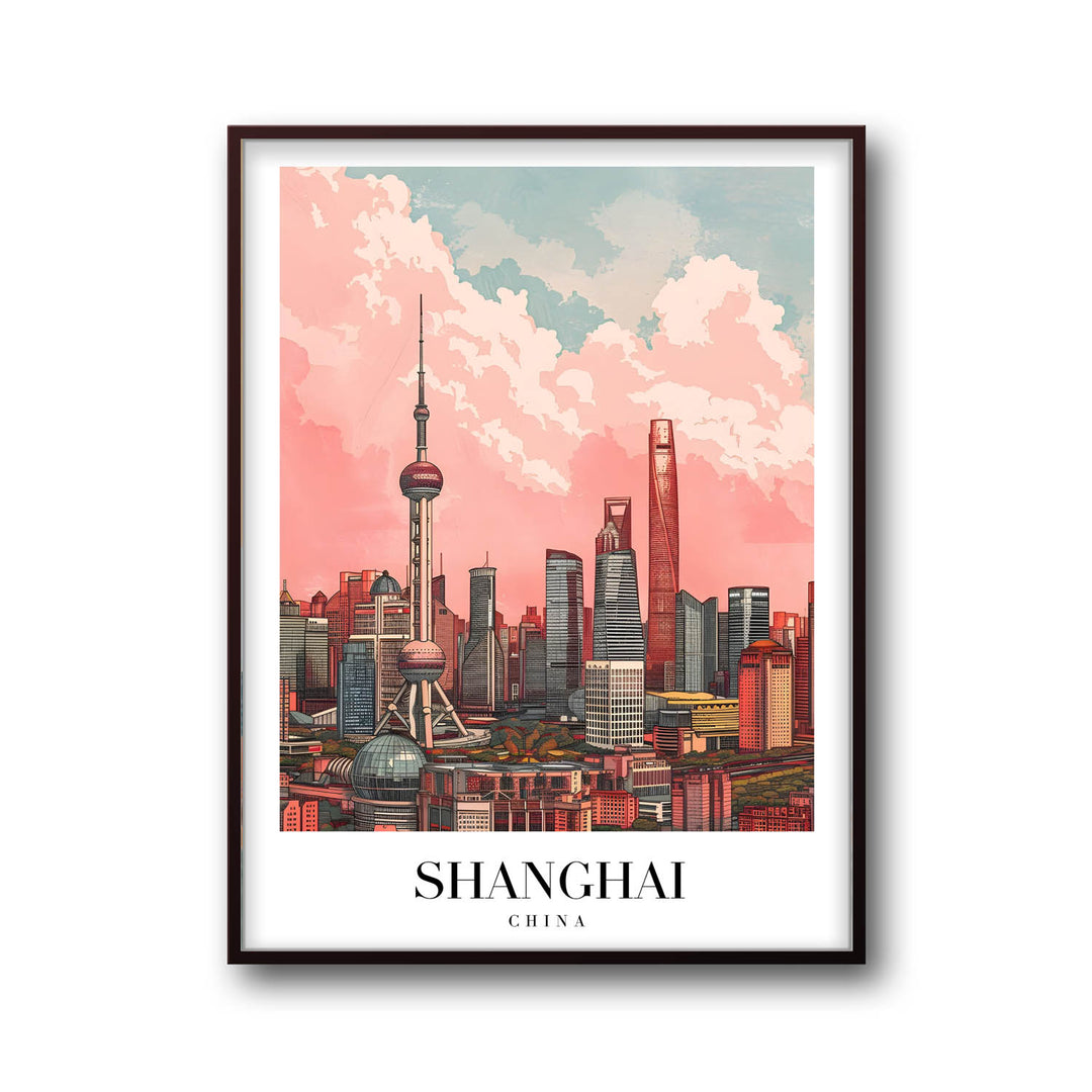 Shanghai Downtown - Cities Paintings