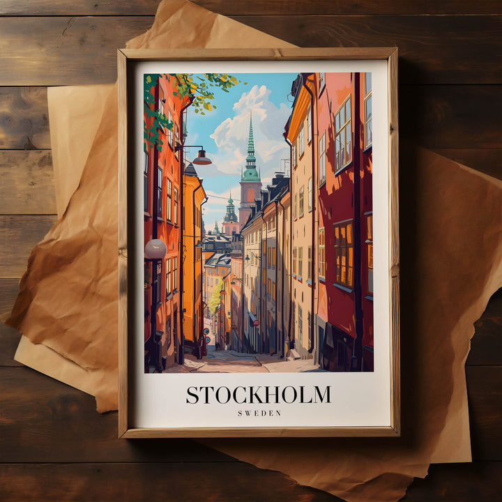 Streets of Stockholm - Cities Paintings