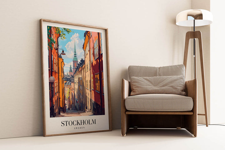 Streets of Stockholm - Cities Paintings