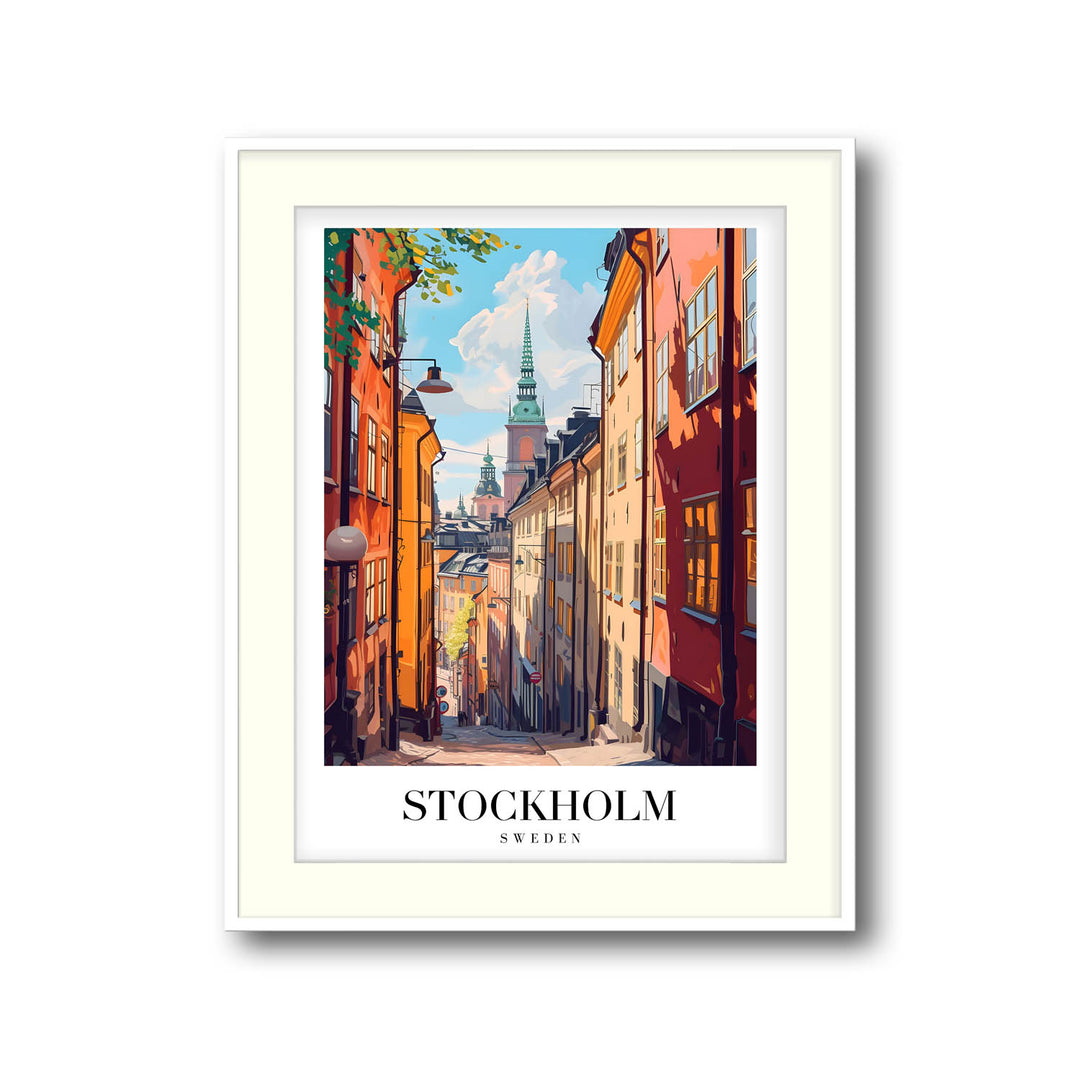 Streets of Stockholm - Cities Paintings