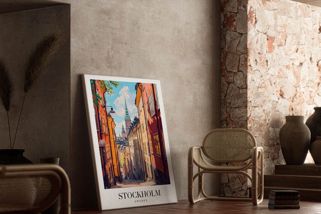 Streets of Stockholm - Cities Paintings