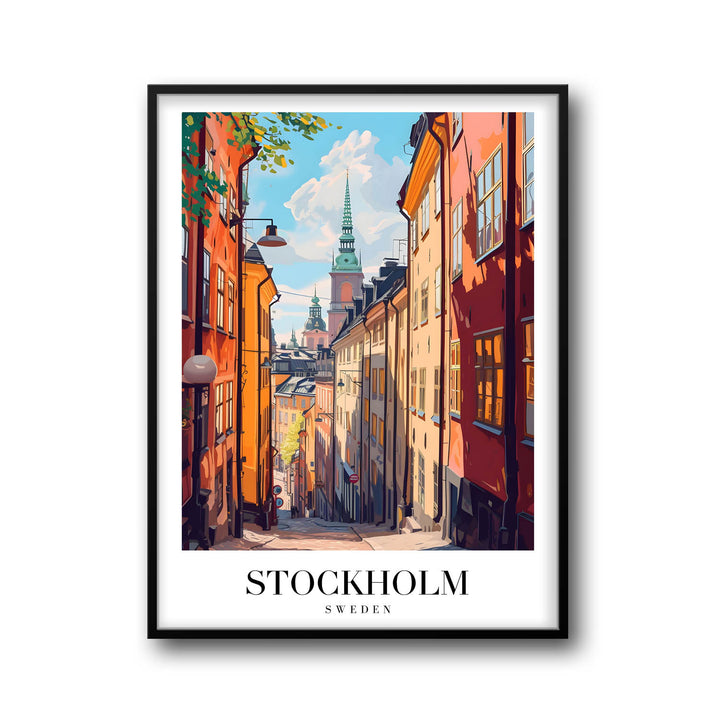 Streets of Stockholm - Cities Paintings