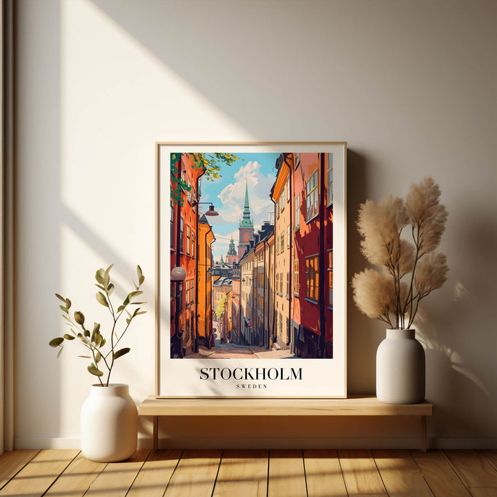 Streets of Stockholm - Cities Paintings