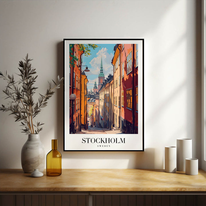 Streets of Stockholm - Cities Paintings