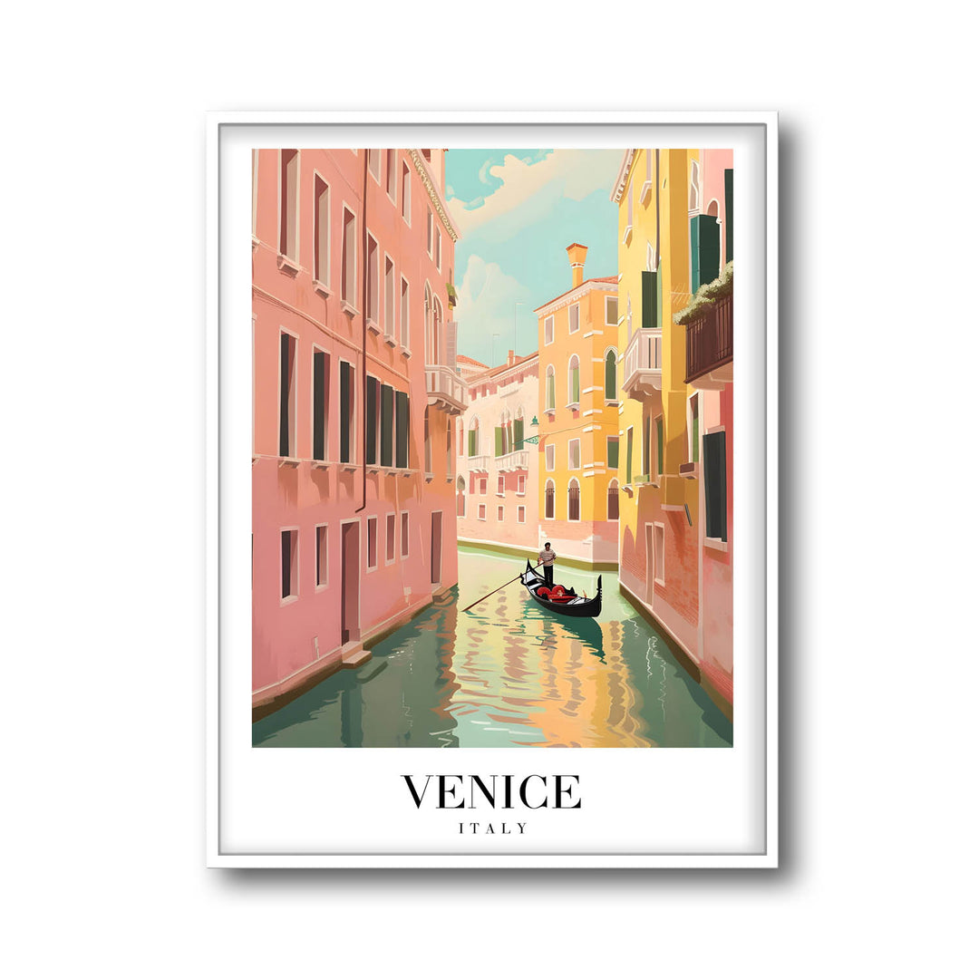 Gondola in Venice - Cities Paintings