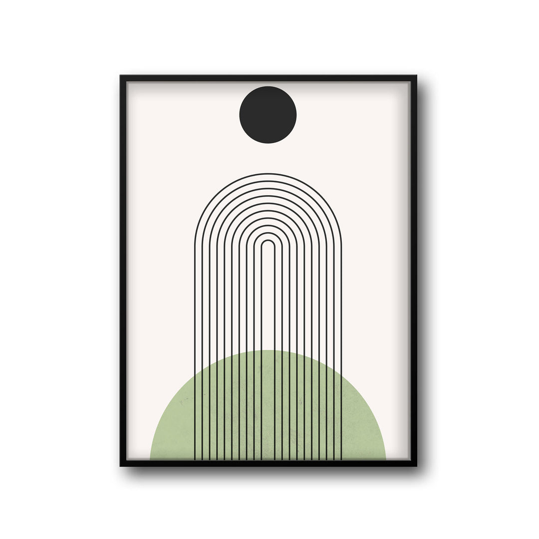 arco-green art print - High-quality canvas print from Raremango