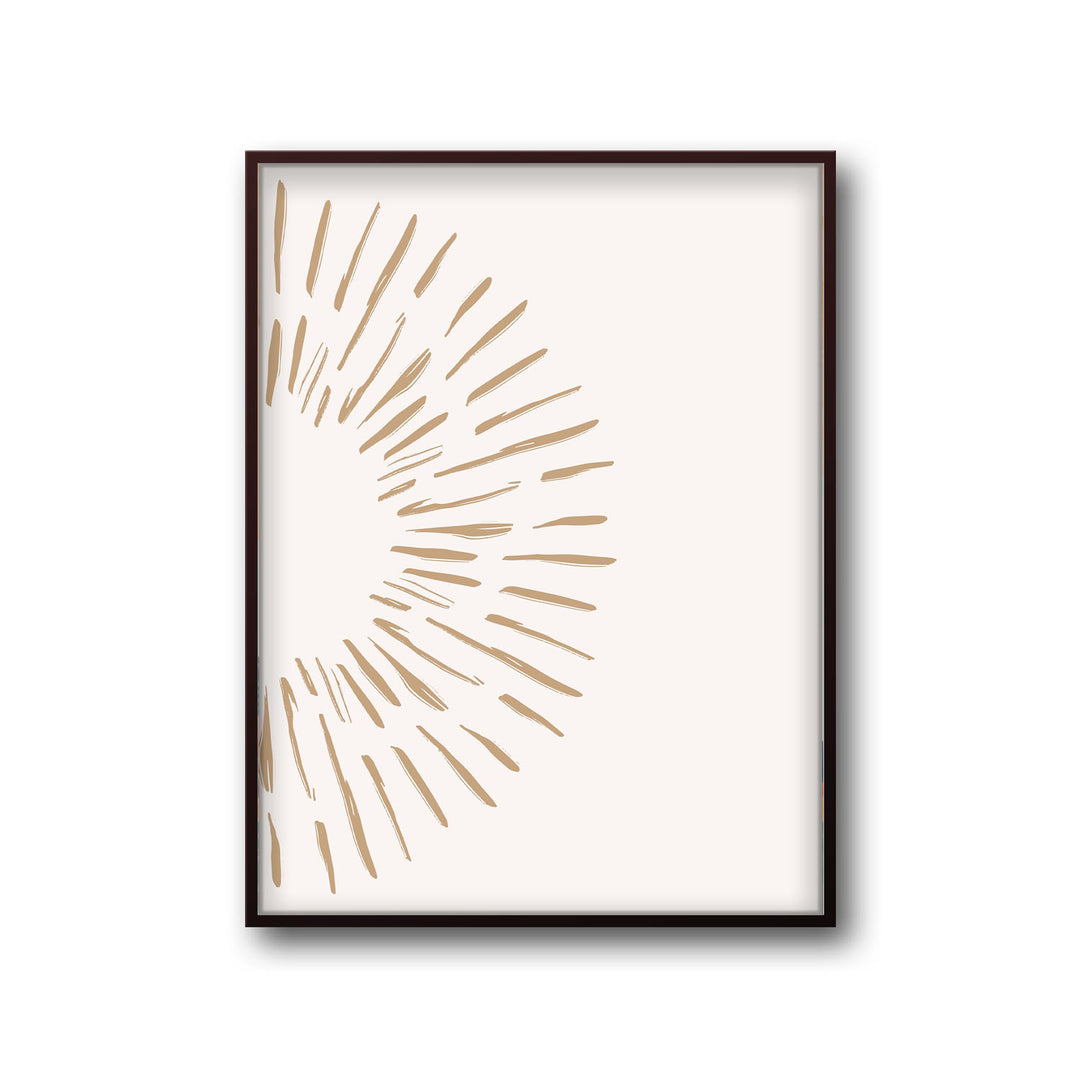 burst-white art print - High-quality canvas print from Raremango