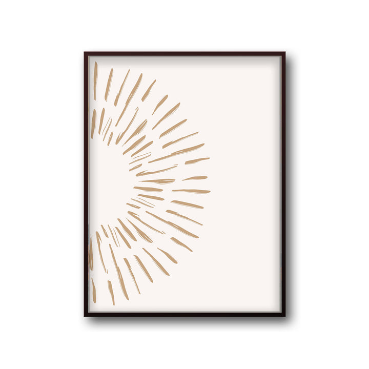 burst-white art print - High-quality canvas print from Raremango