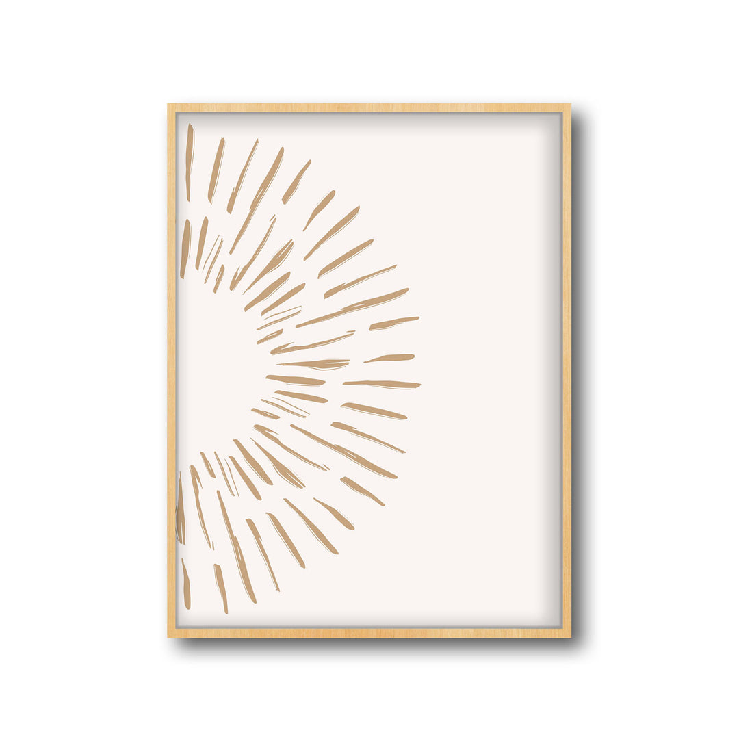 burst-white art print - High-quality canvas print from Raremango