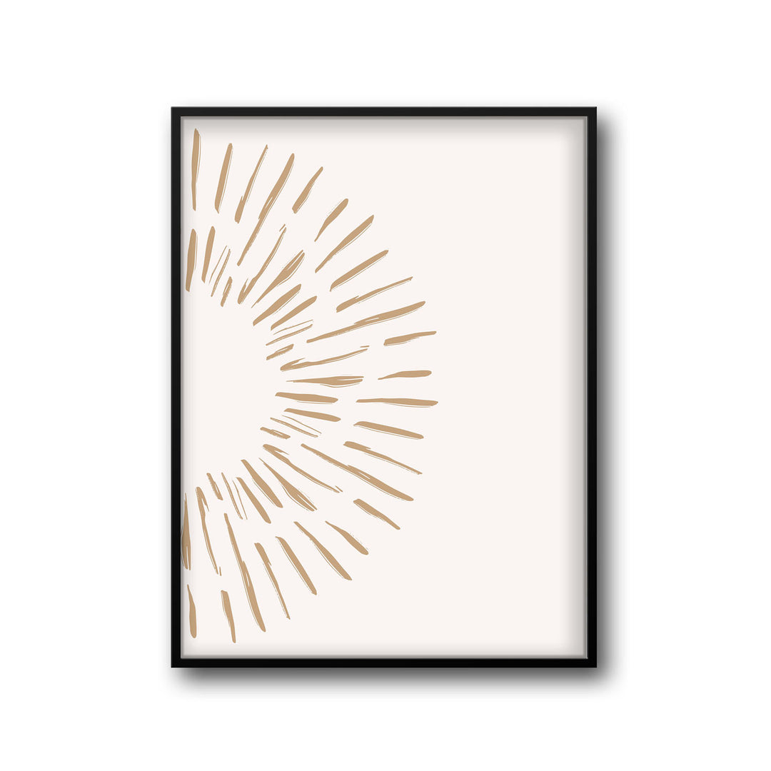 burst-white art print - High-quality canvas print from Raremango