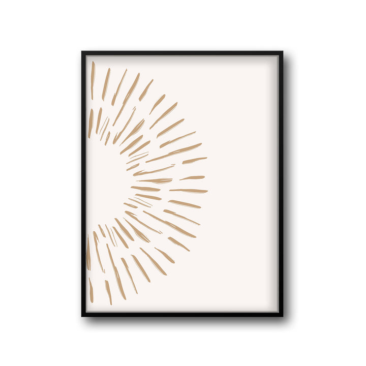 burst-white art print - High-quality canvas print from Raremango