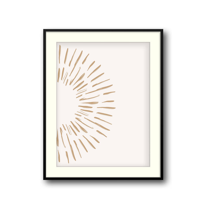 burst-white art print - High-quality canvas print from Raremango