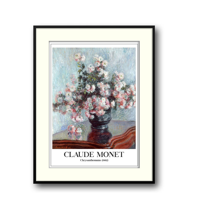 chrysanthemums-claude-monet canvas art - Shop art for home decor