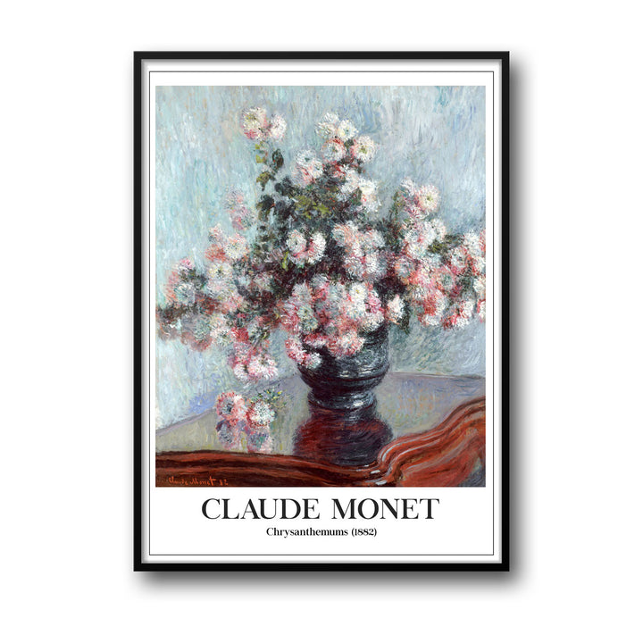 chrysanthemums-claude-monet canvas art - Shop art for home decor