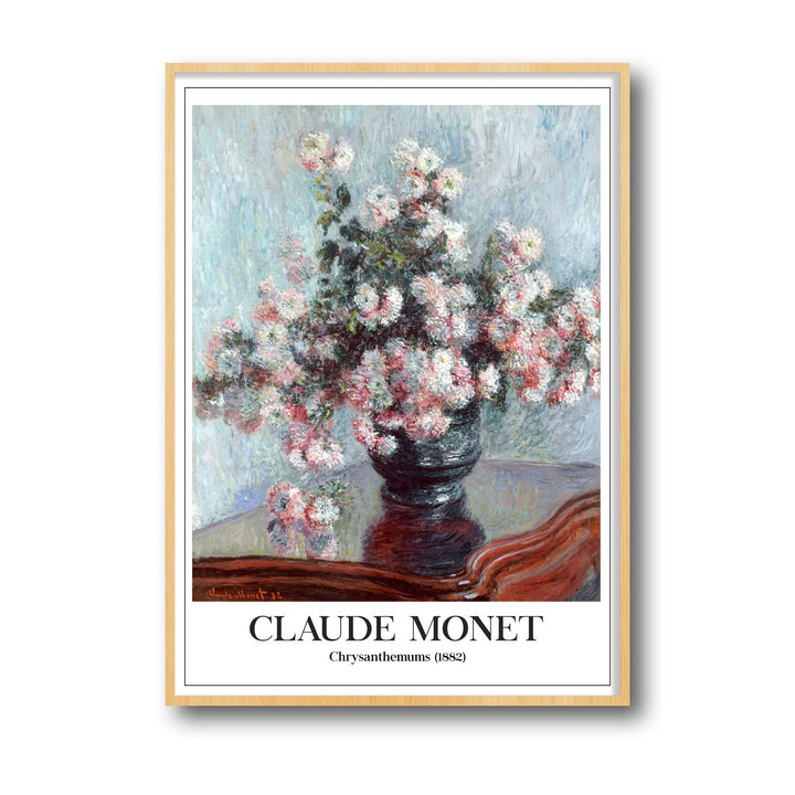 chrysanthemums-claude-monet canvas art - Shop art for home decor