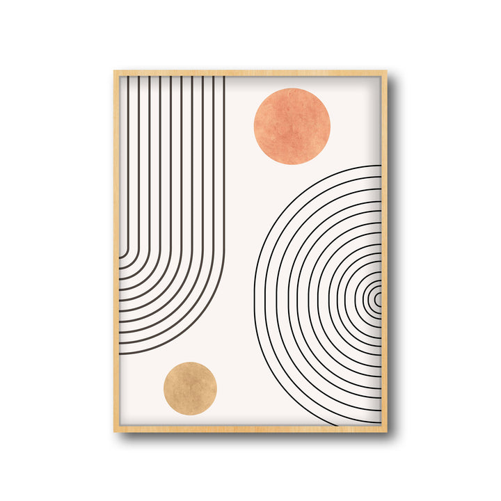 circles art print - High-quality canvas print from Raremango