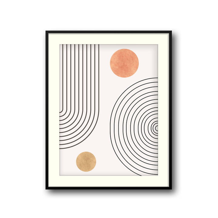 circles art print - High-quality canvas print from Raremango