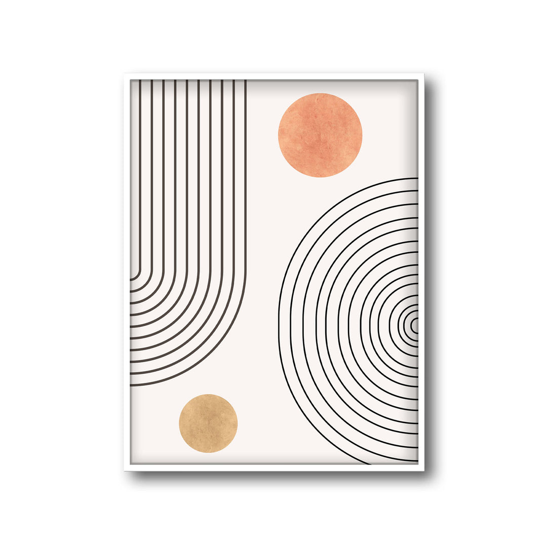 circles art print - High-quality canvas print from Raremango