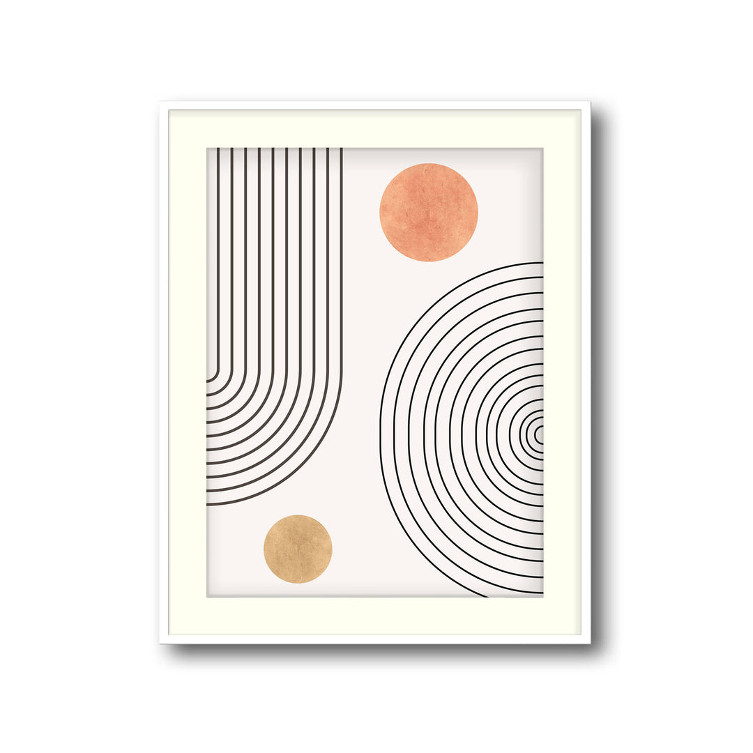 circles art print - High-quality canvas print from Raremango