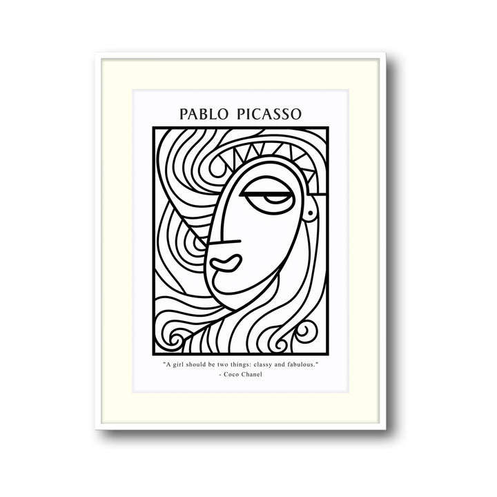 classy-fabulous-girl-pablo-picasso canvas art - Shop art for home decor