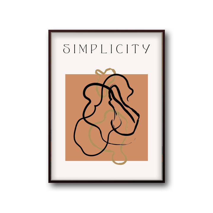 contour-abstrait art print - High-quality canvas print from Raremango