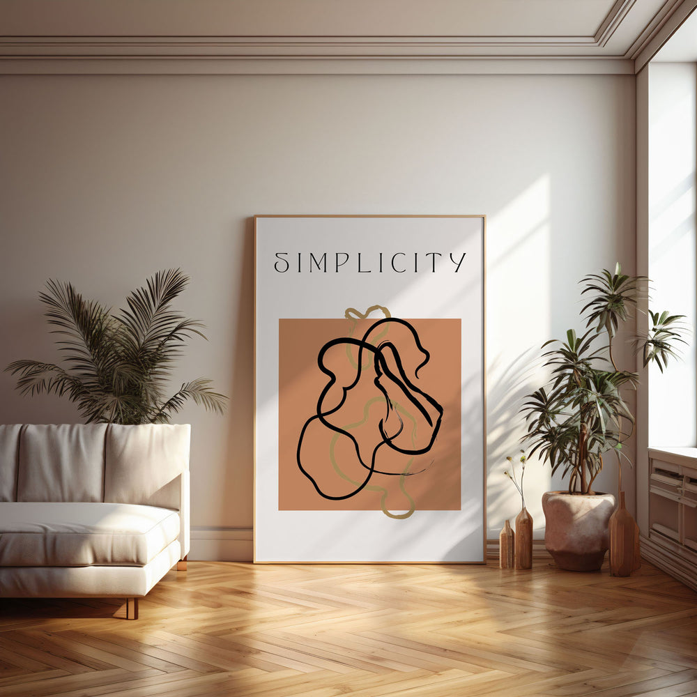 contour-abstrait art print - High-quality canvas print from Raremango