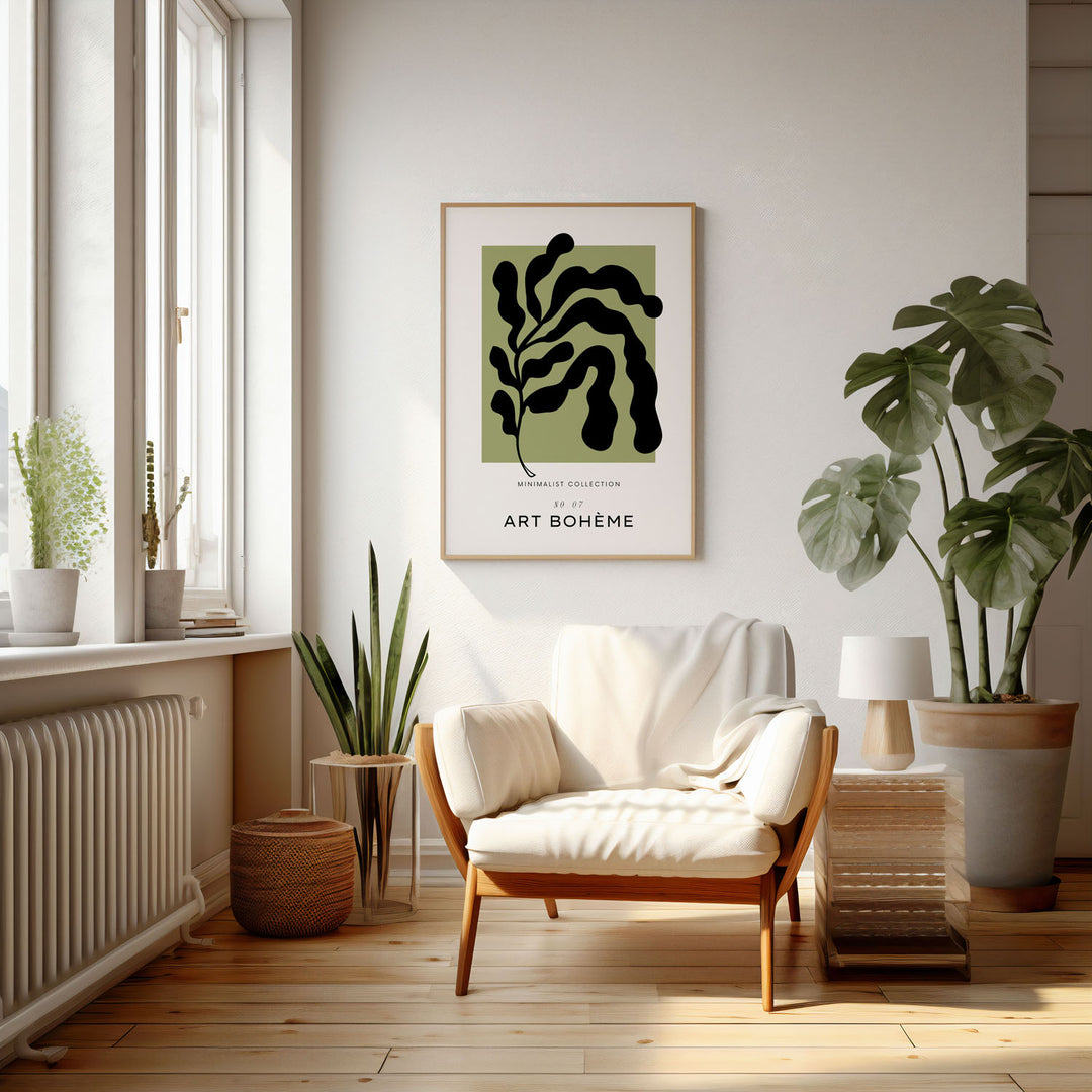 foliage art print - High-quality canvas print from Raremango