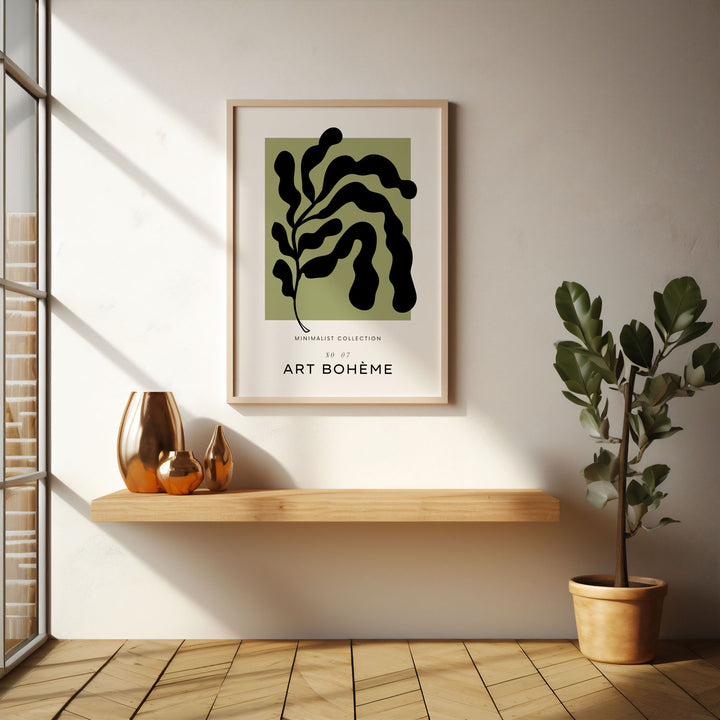 foliage art print - High-quality canvas print from Raremango